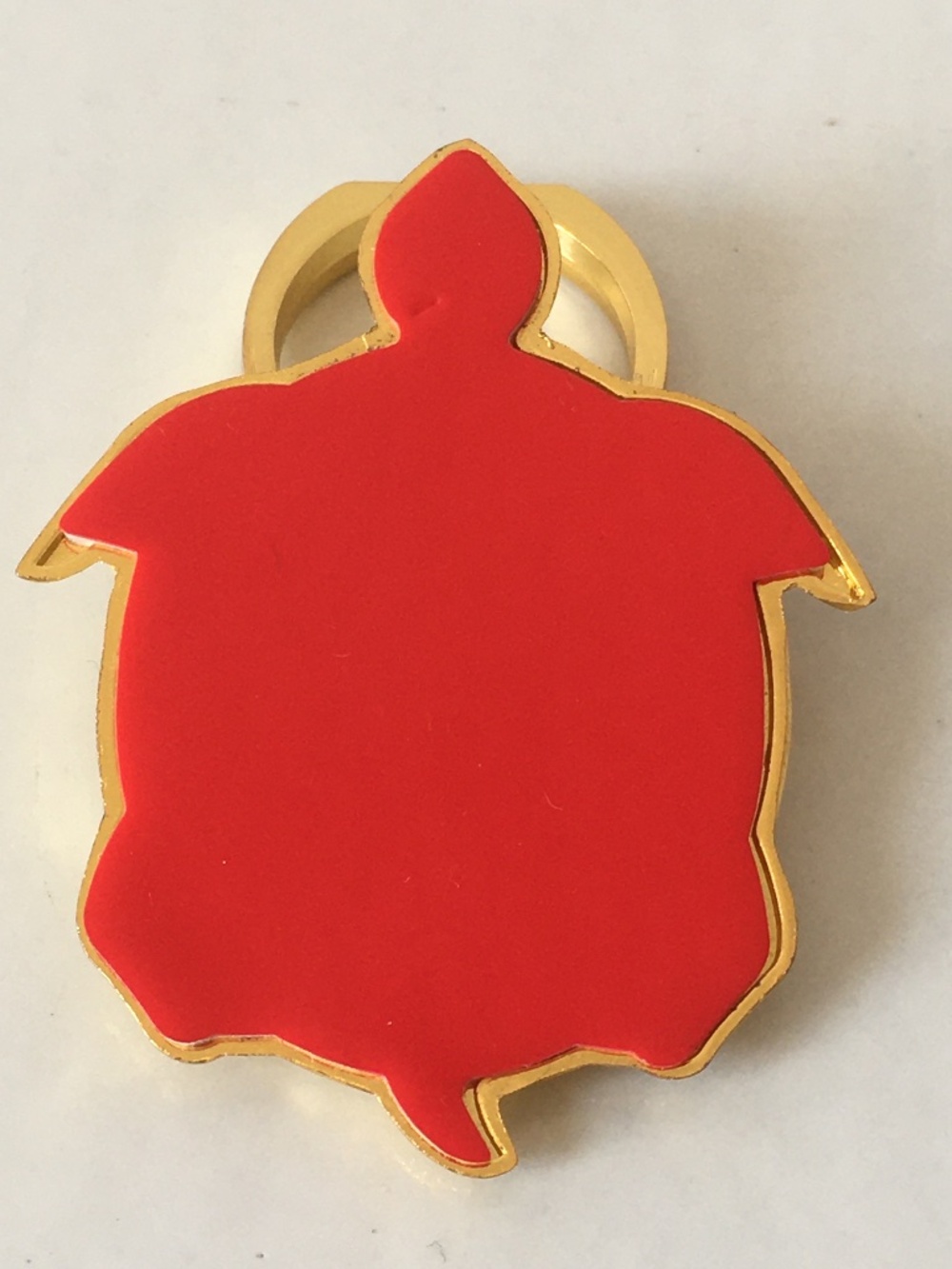 Lilly Pulitzer Turtle Cell Phone Ring Gold Tone